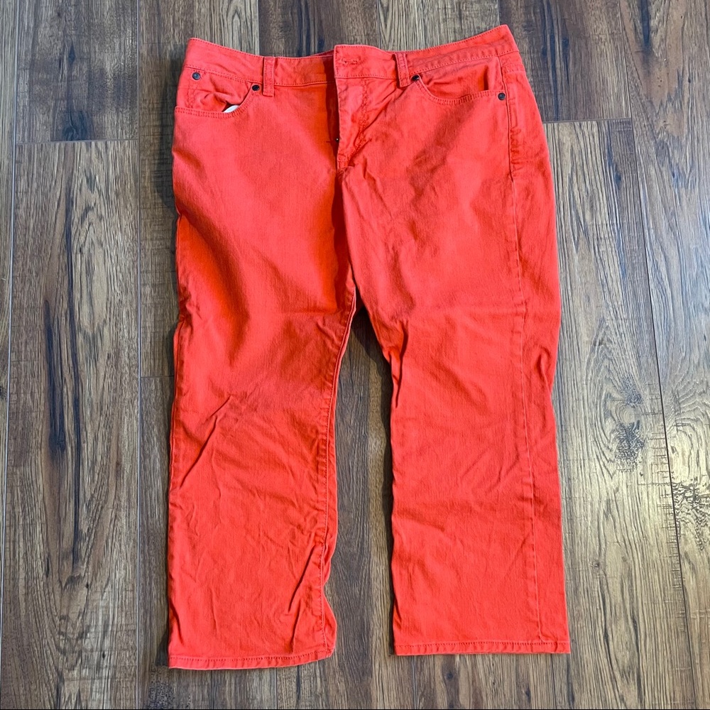 Talbots Petite Signature Crop Flare Pants